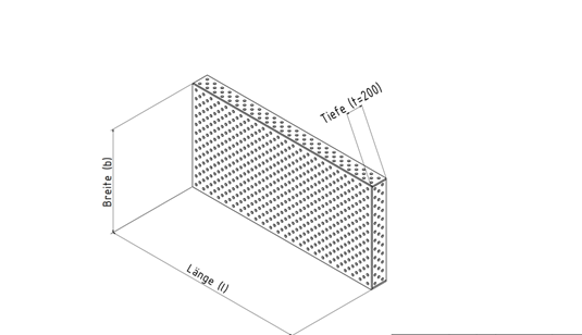 Schweißtisch mit Lochabstand 100x100 an der Oberseite / Seitenteile mit Diagonallochung